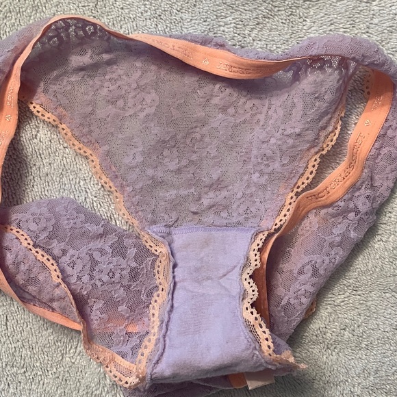 Set of 3 Victoria's Secret Neon Stretch Lace Panties - Picture 6 of 7